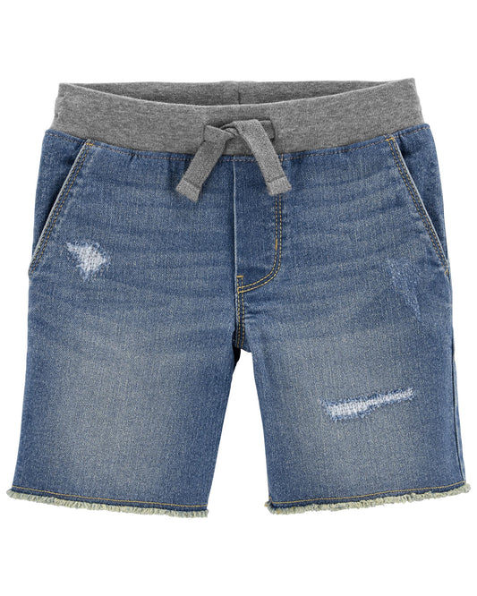 Calzoneta Short jeans roto niño Carters