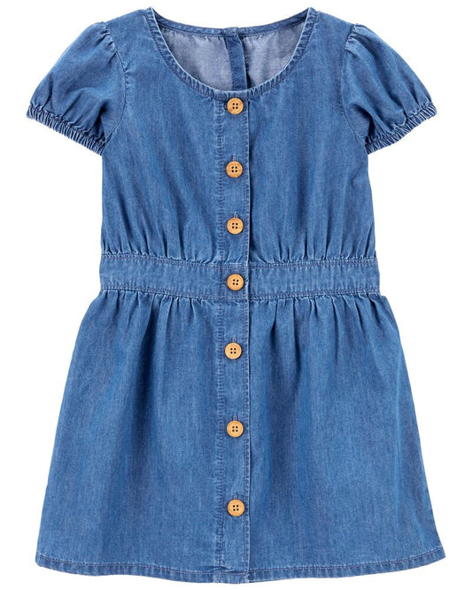 Vestido jeans niña carters