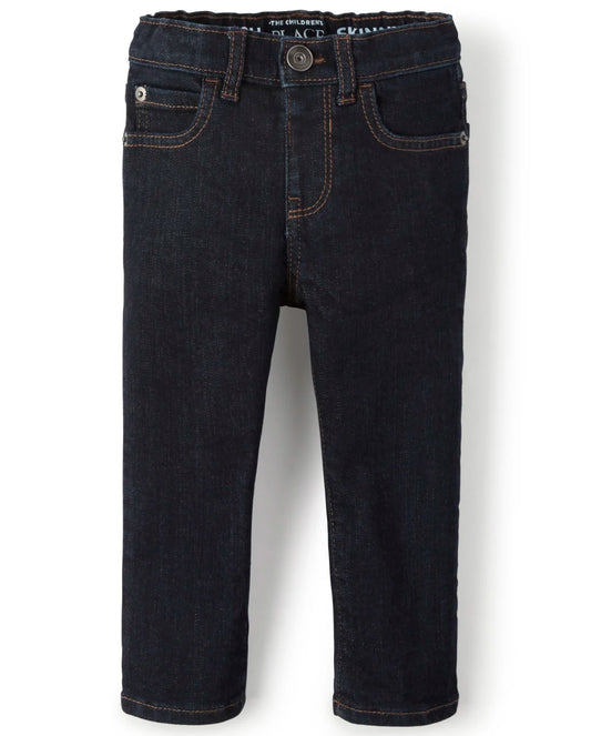 Jeans azul oscuro childrens place niño skinny