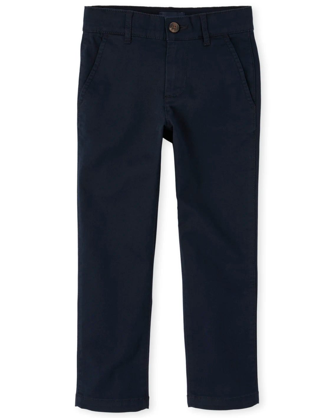 Pantalon azul tela formal childrens place niño 4-16 skinny sin elástico atrás