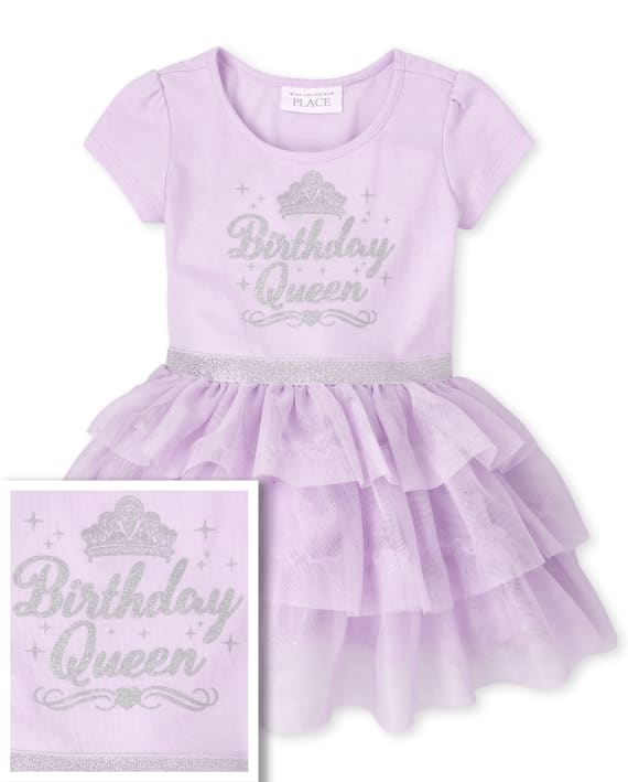 Vestido tutu Children's Place morado