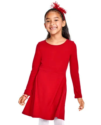 Vestido rojo corazon niña Children's Place