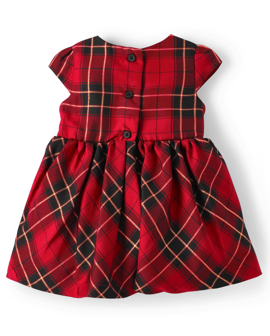 Vestido rojo cuadros bebe niña Children's Place 0 a 18 meses