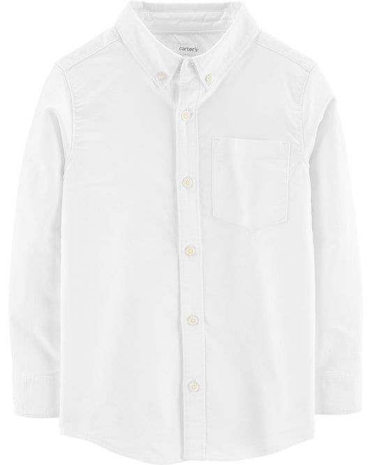 Camisa blanca formal niño Carter's 06326