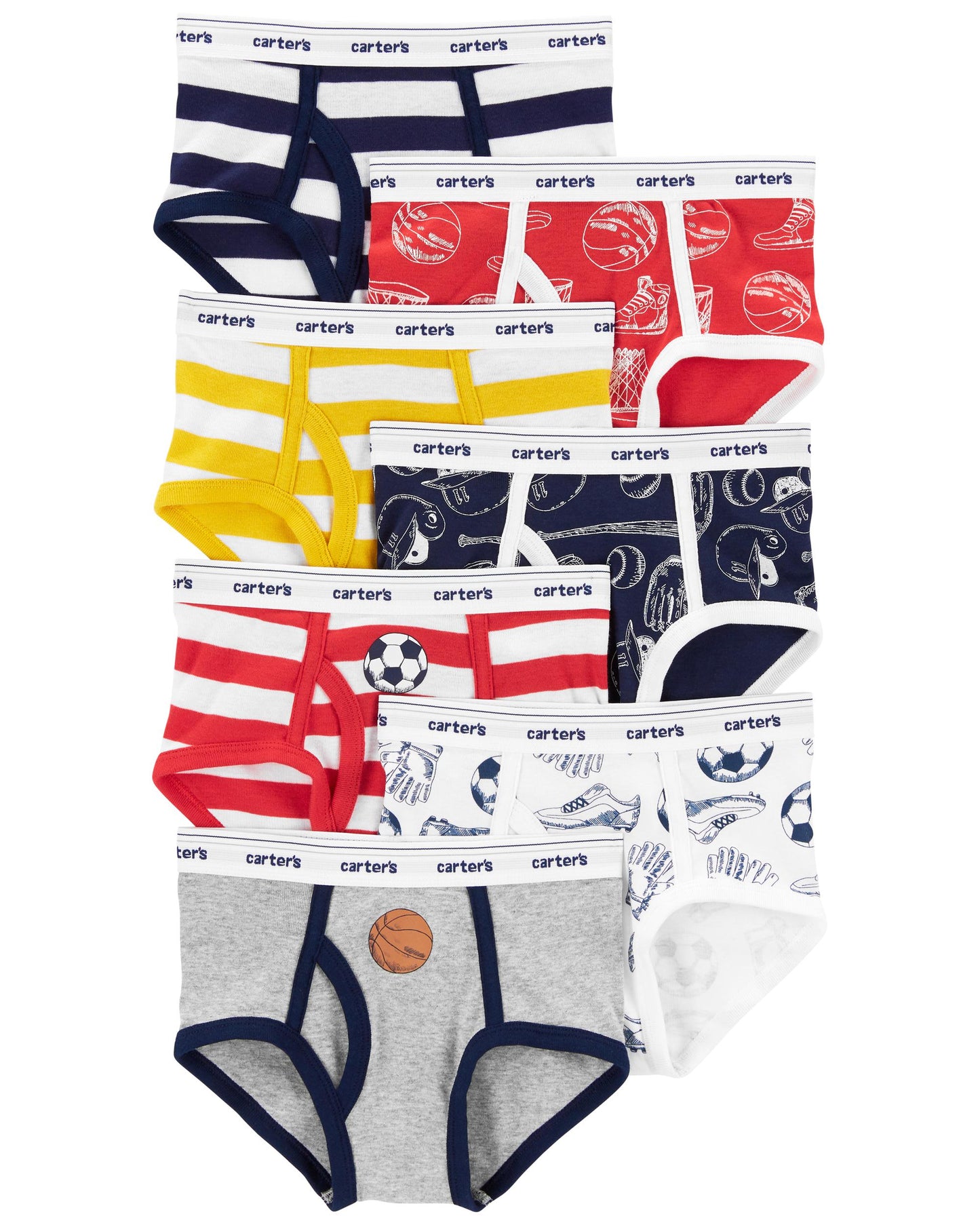 Ropa interior 7 pack Carter's calzoncillos
