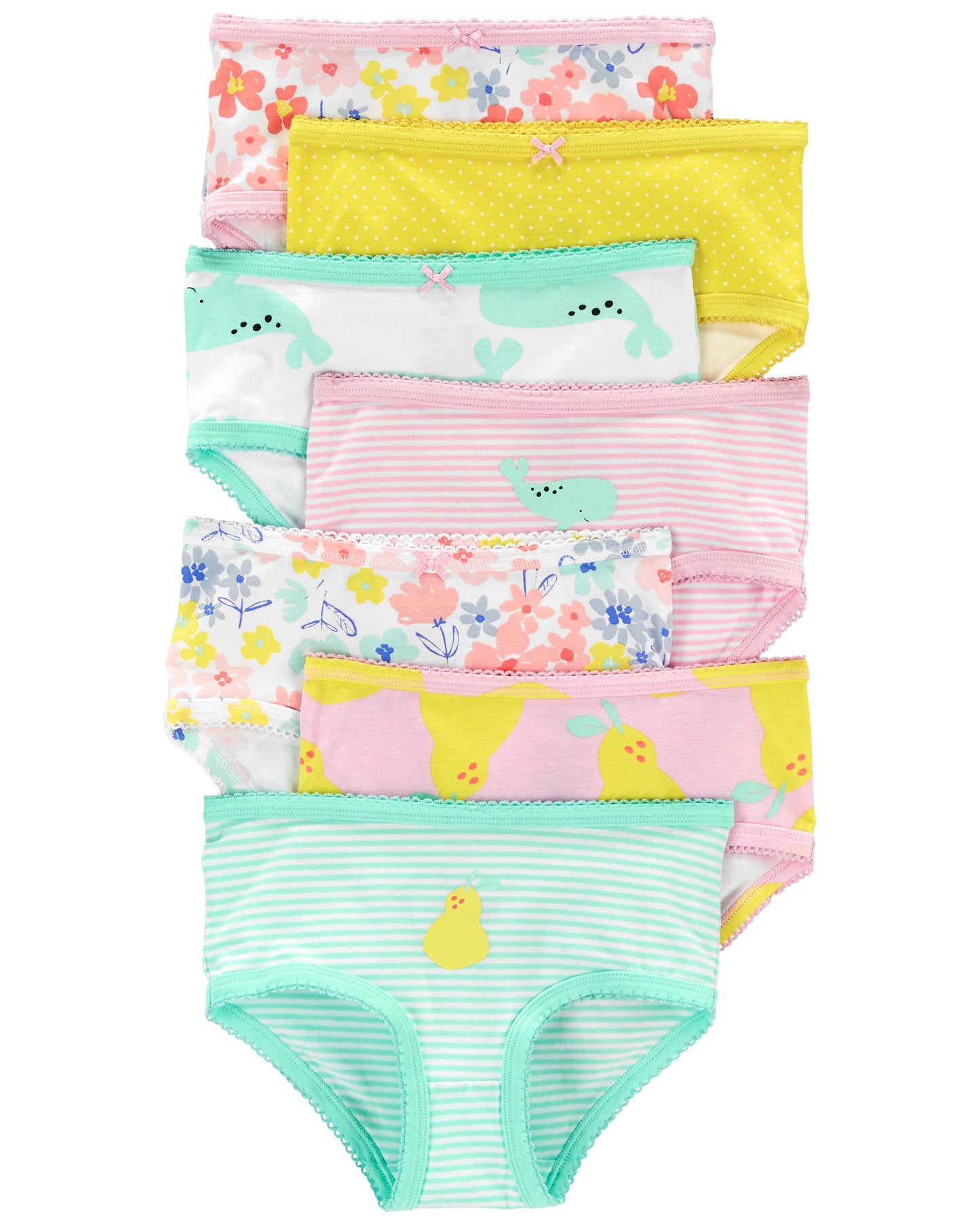 Ropa interior 7 pack Carters niña