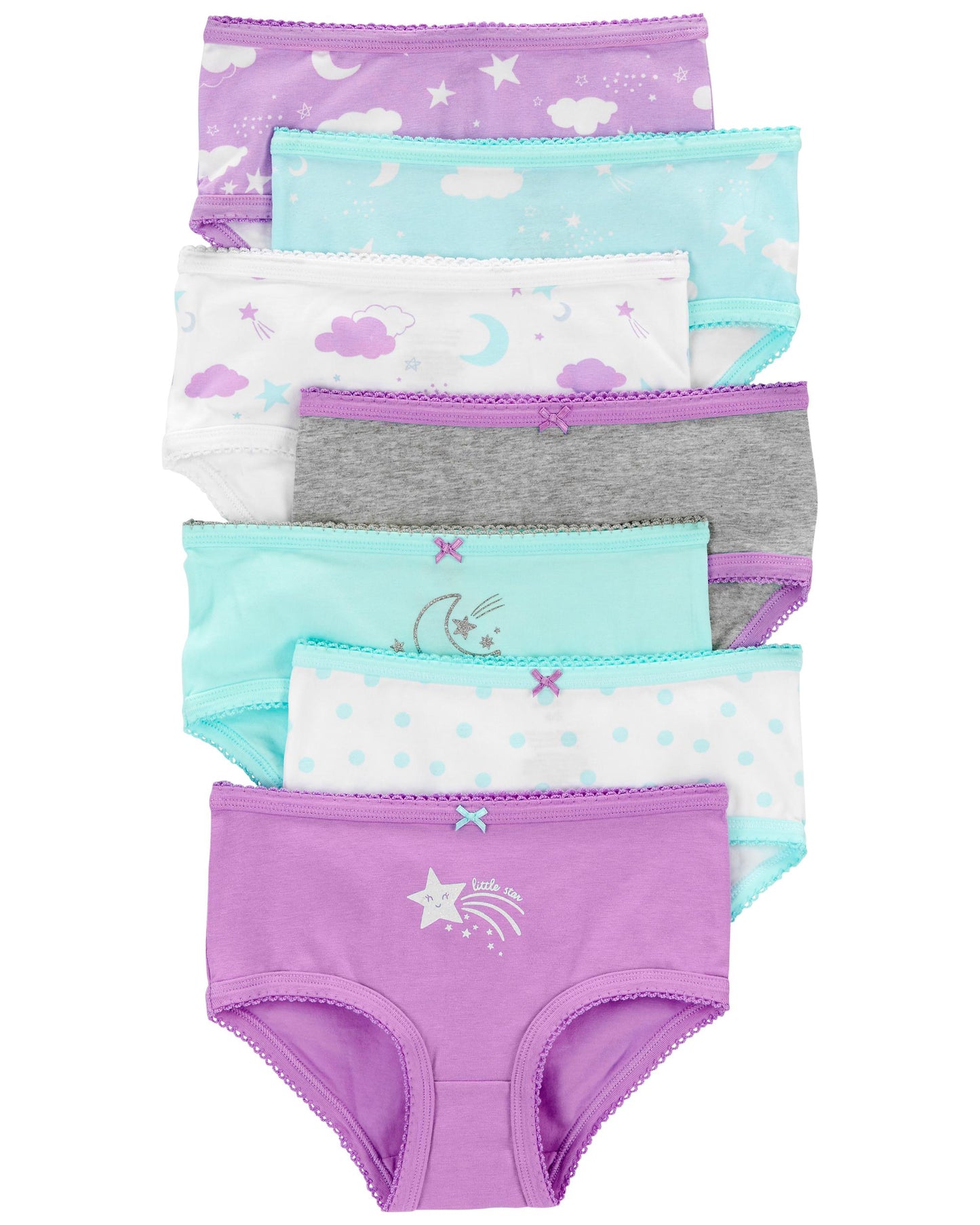 Ropa interior 7 pack Carters niña