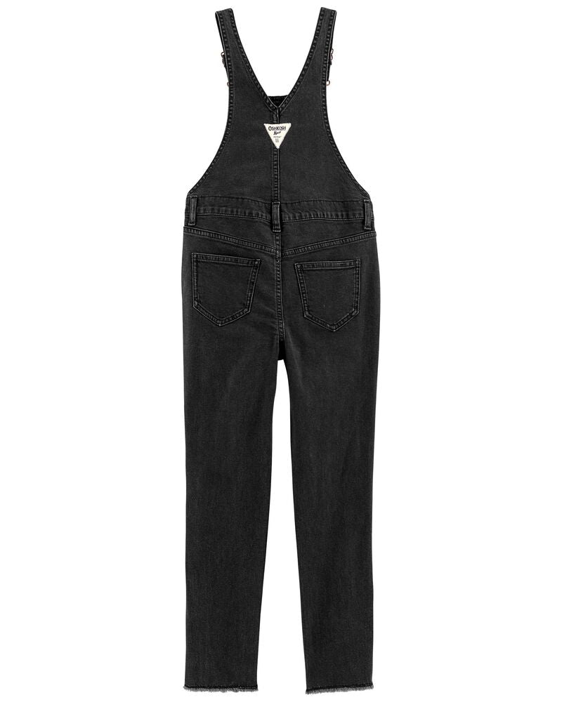 Overall negro niña oshkosh 3n660510 con siper al lado