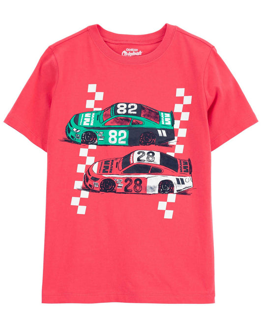 Camisa carros anaranjada niño Carters