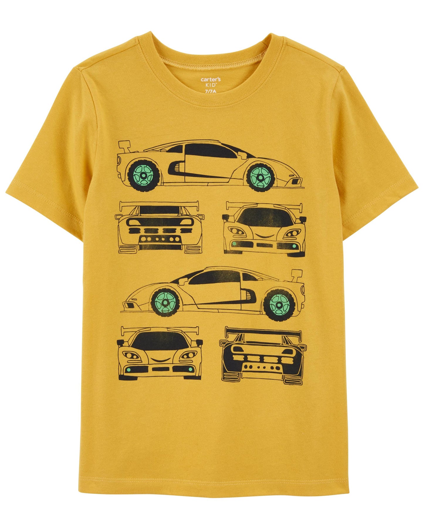 Camisa amarilla carros Carters niño