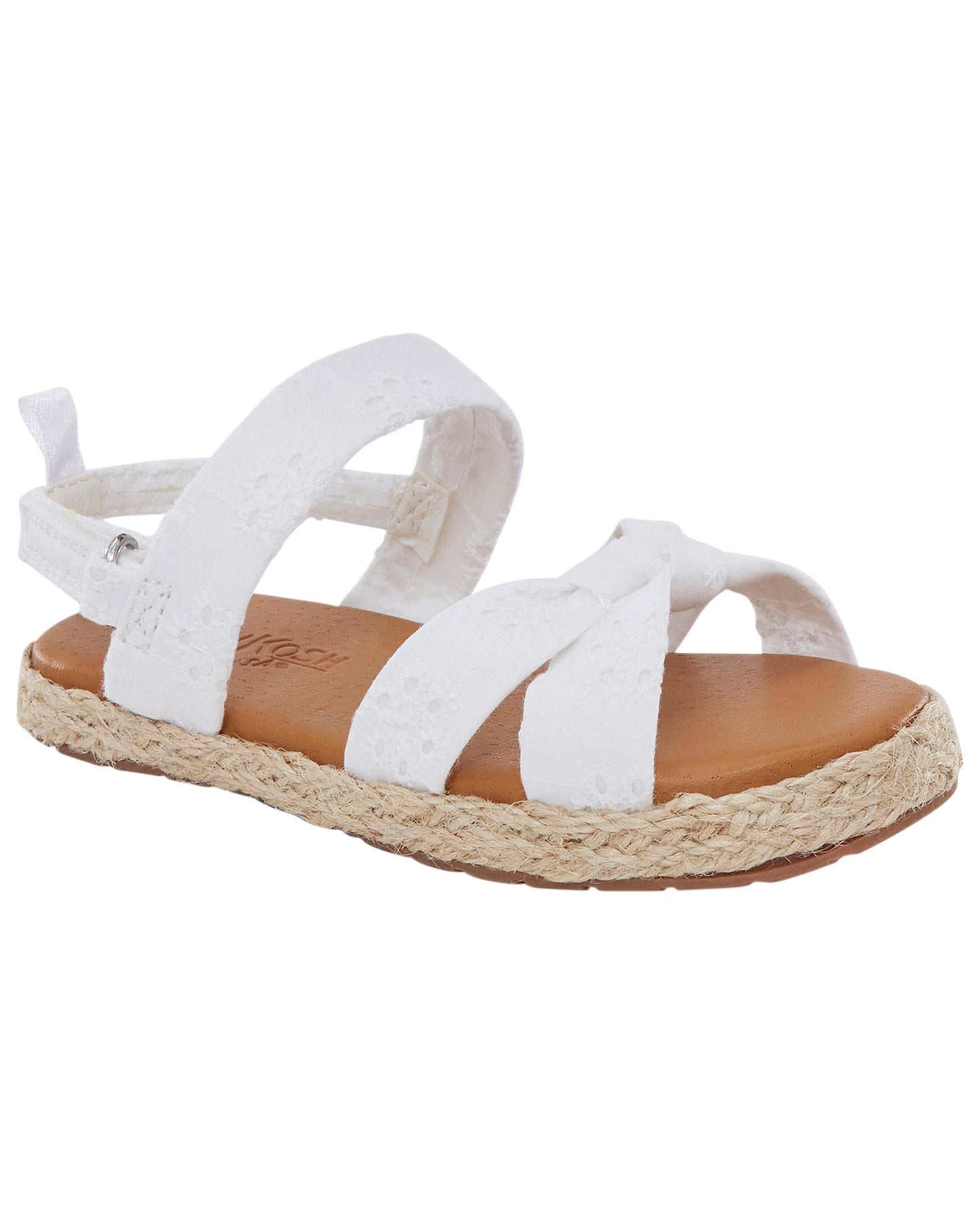 Sandalias blancas oshkosh niña.