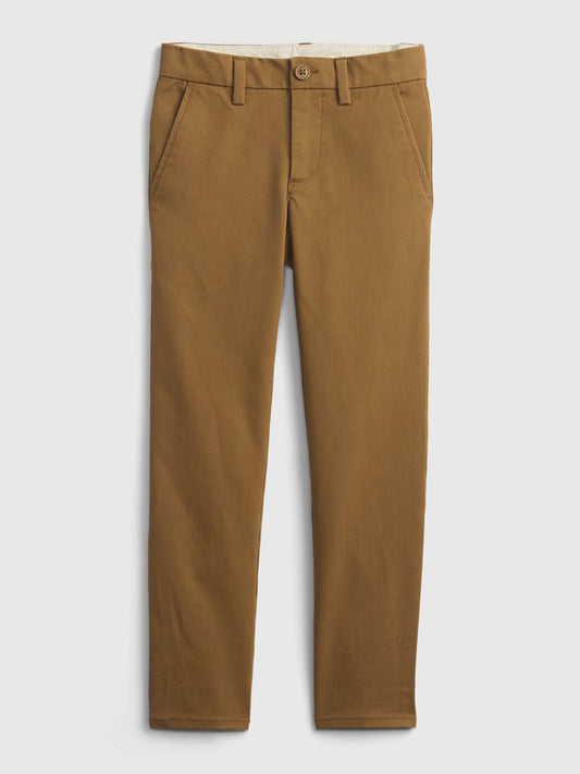 Pantalon beige tela formal Gap niño khaki