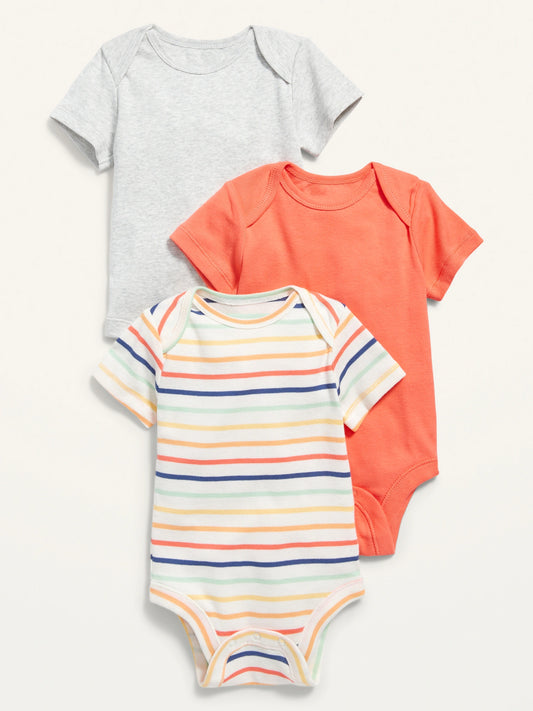 Set 3 mamelucos bebe unisex old navy