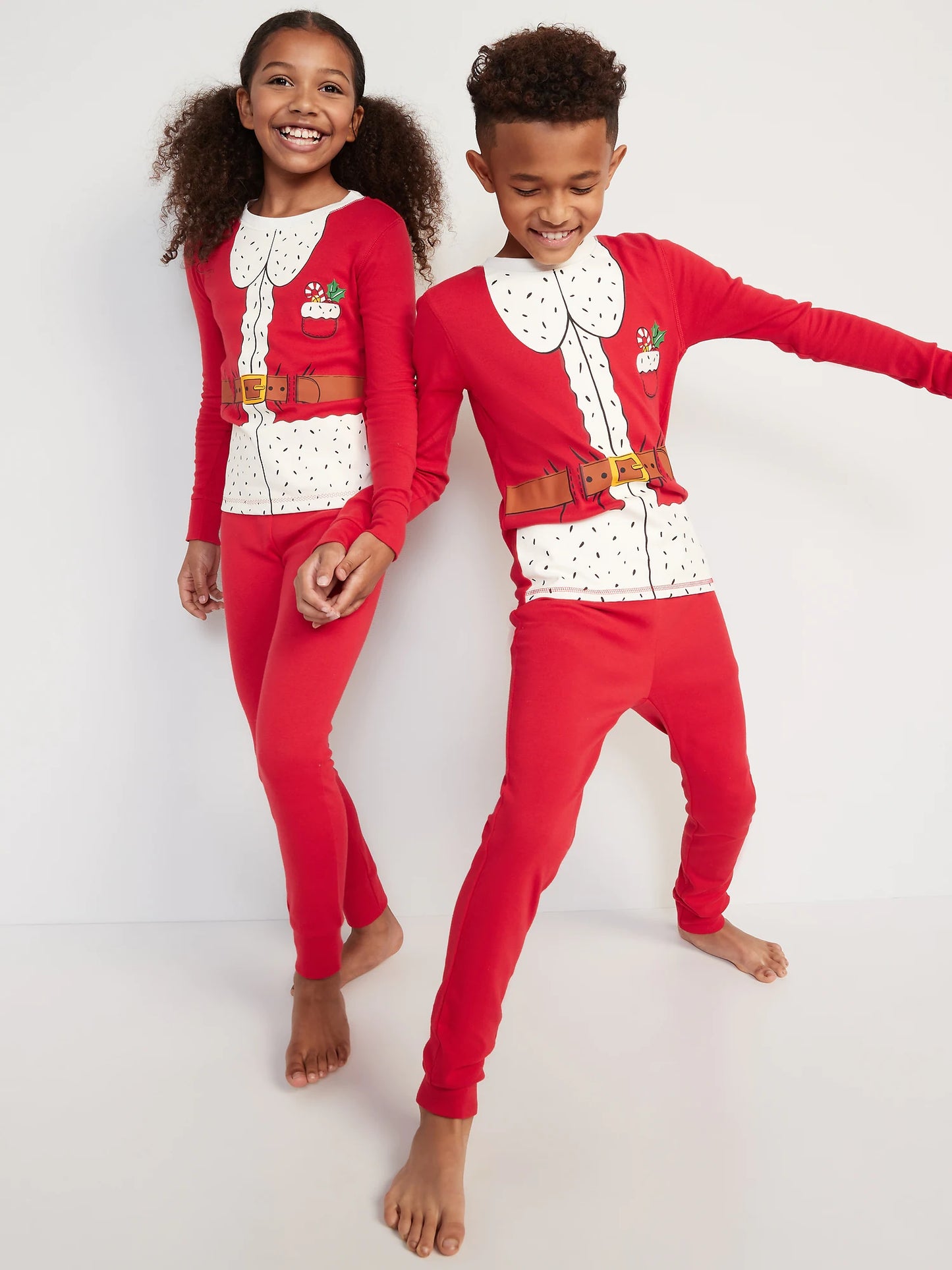 Pijama Unisex niña niño navidad navideña Old navy santa