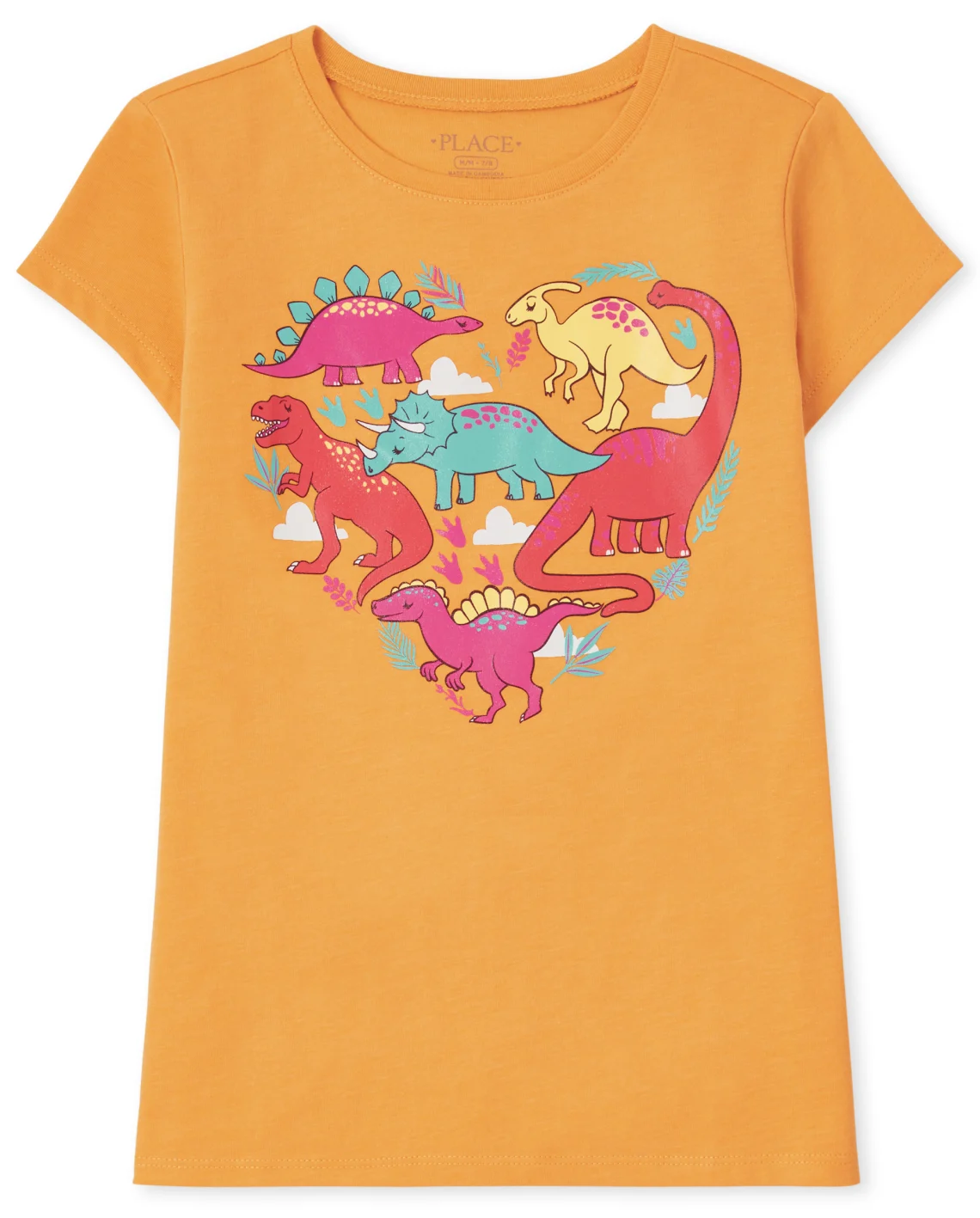 Camisa amarilla dinosaurios Childrens Place niña