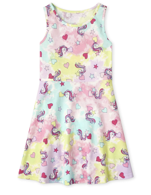 Vestido unicornio Childrens Place