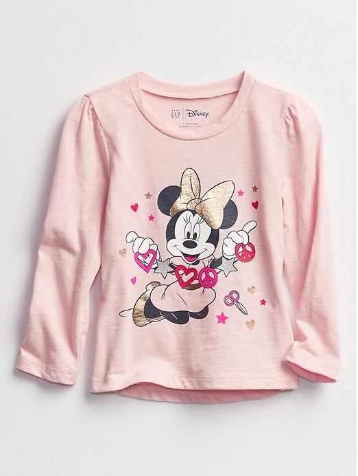 Camisa rosada Minnie Gap Disney manga larga