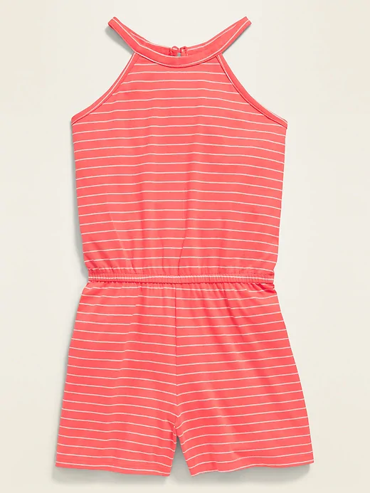 Romper rayas rosado Old Navy niña talla 14