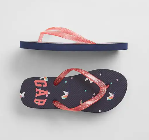 Sandalias Flip flop Gap niña unicornio. 679993-00-1