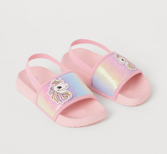 Sandalias unicornio niña H&M