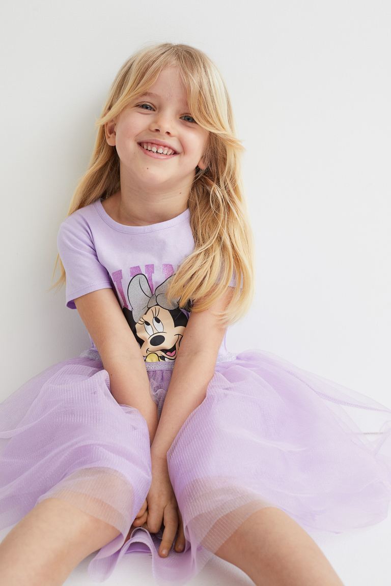 Vestido morado niña Disney H&M minnie 16754928