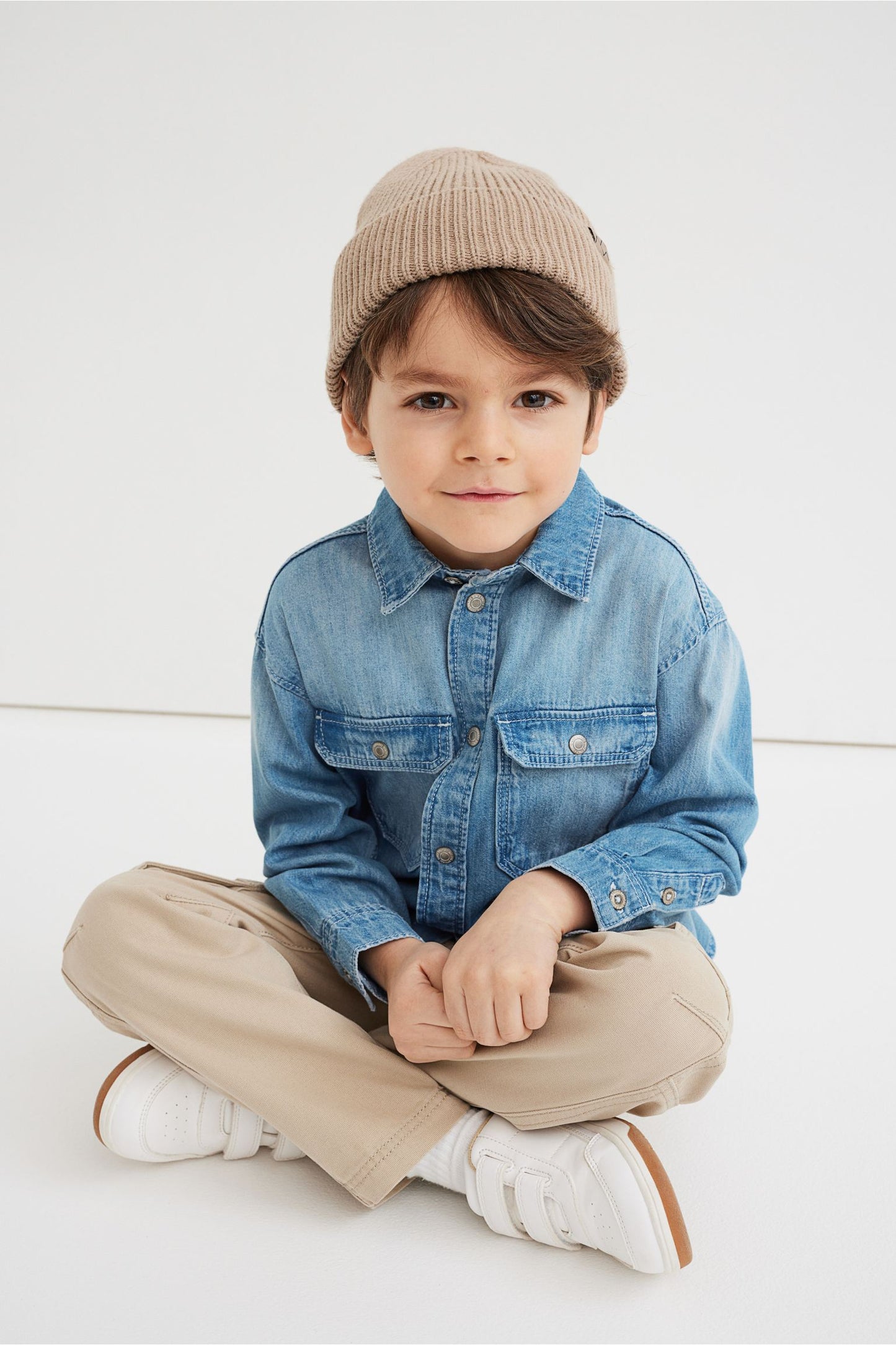 Camisa jeans niño H&M