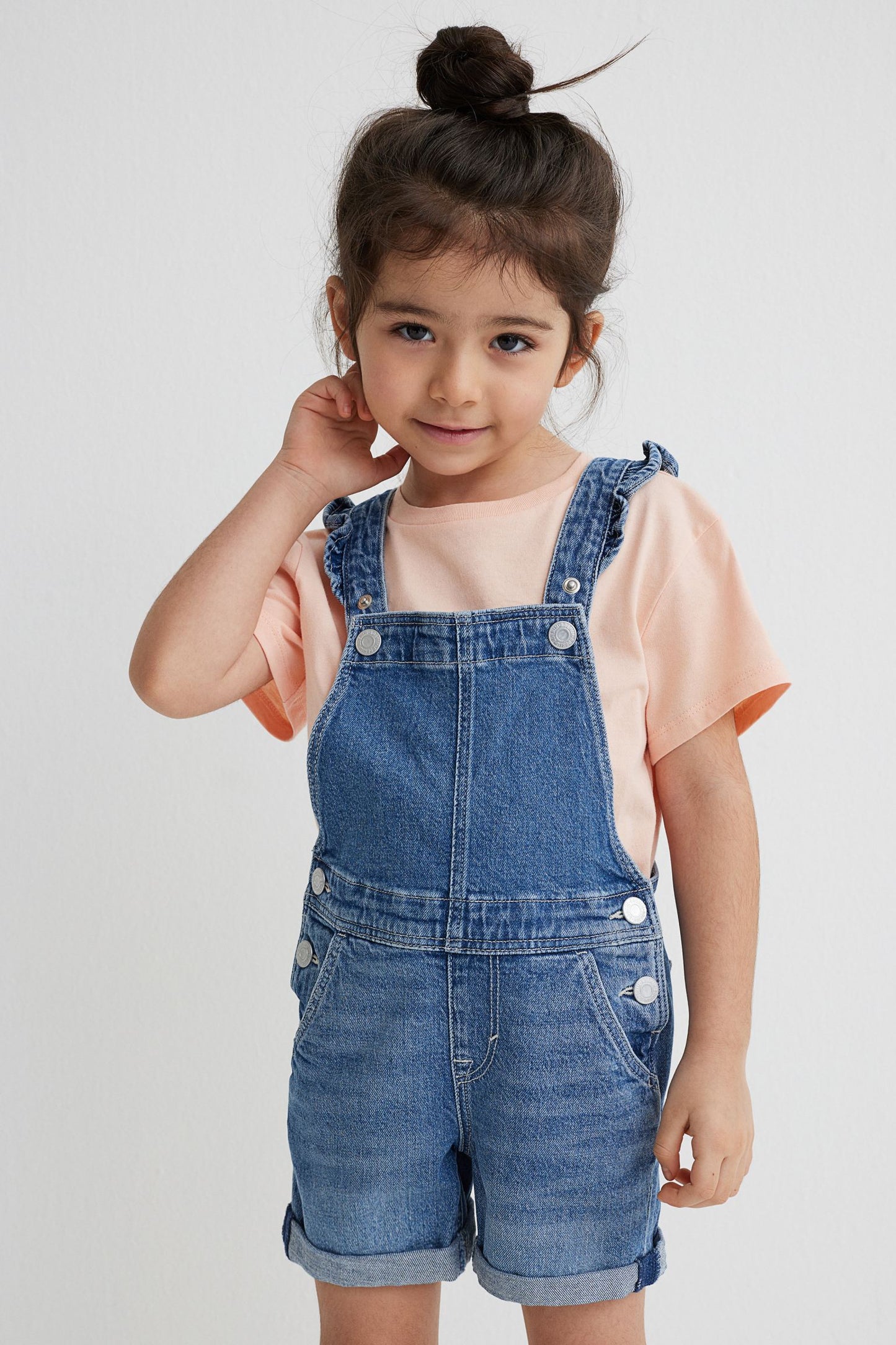 Overall shortall jeans niña H&M 7917