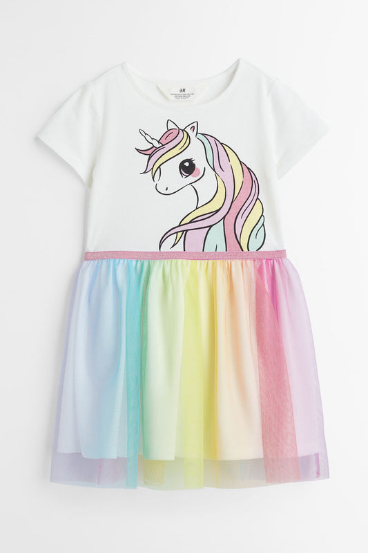 Vestido niña unicornio tutu H&M