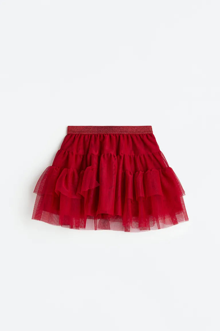 Falda tutu rojo revuelo al lado niña H&M  29351920