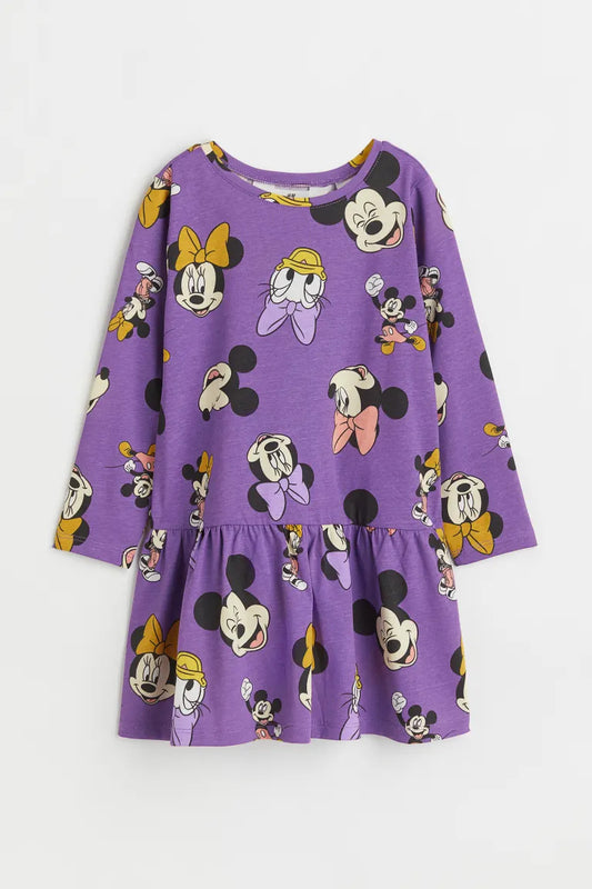 Vestido Minnie Disney H&M niña MORADO