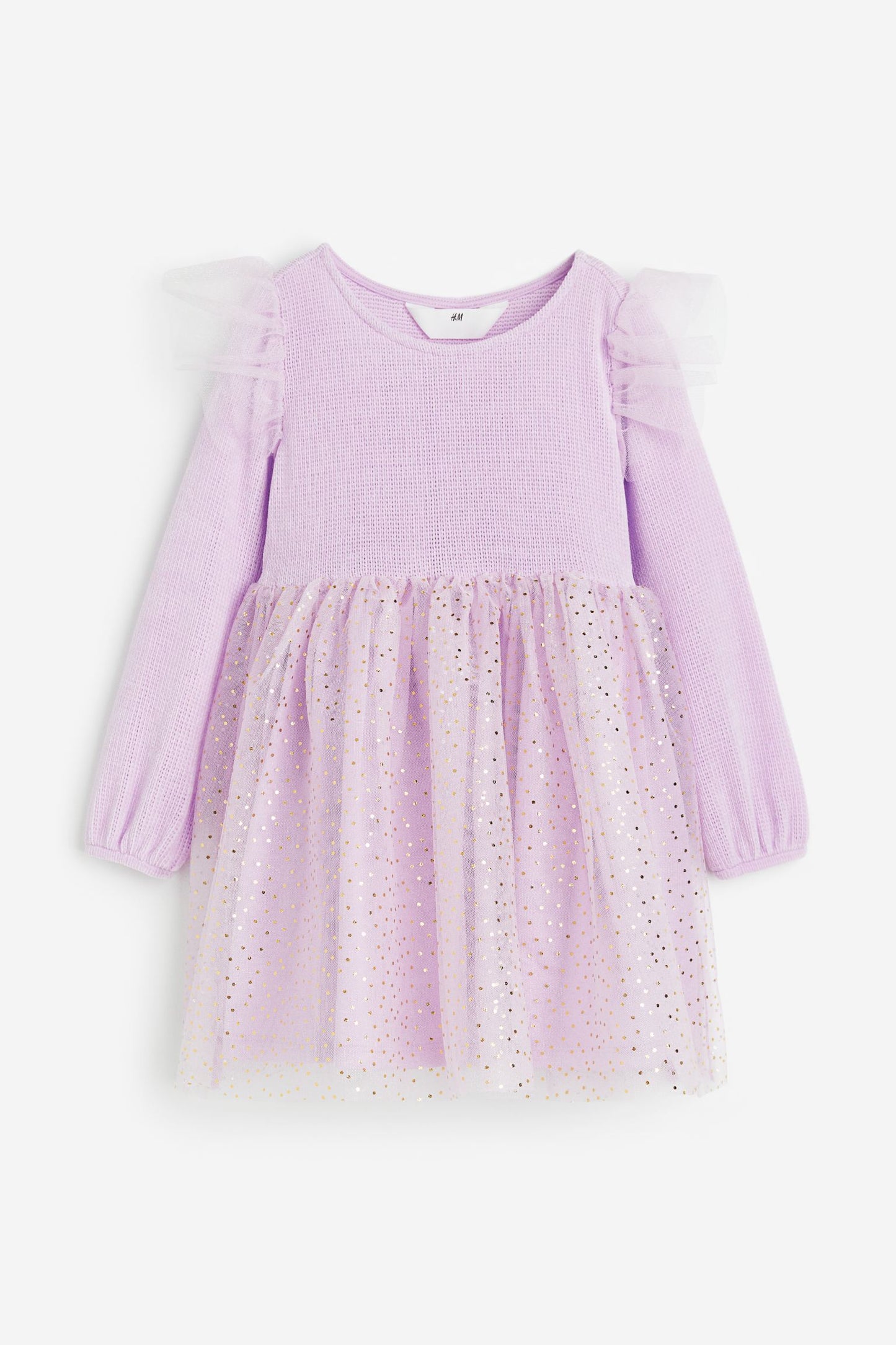 vestido morado   tutu niña H&M