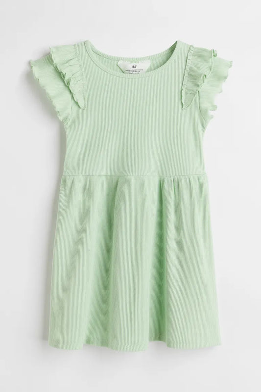 Vestido verde   H&M  niña