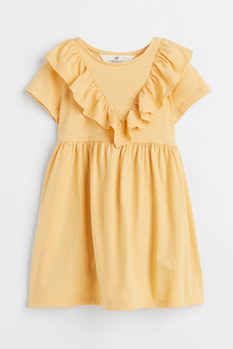 Vestido Amarillo revuelos niña H&M