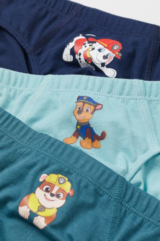 Set 6 piezas ropa interior calzoncillos Paw patrol ni o H M Kima