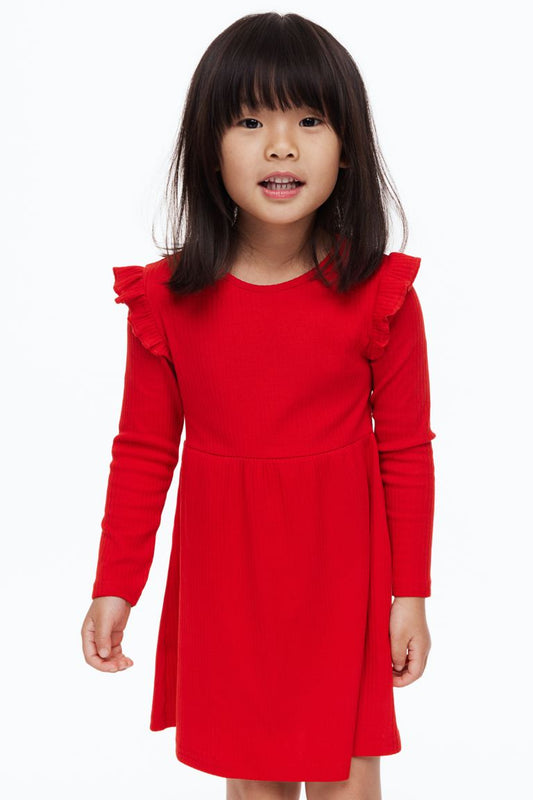 Vestido niña rojo H&M 88927472