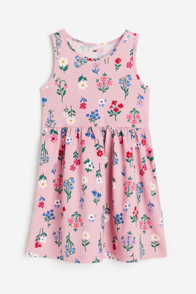 Vestido rosado flores H&M niña