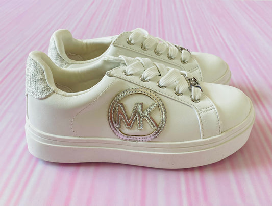 Tenis MK niña blanco 100% auténticos