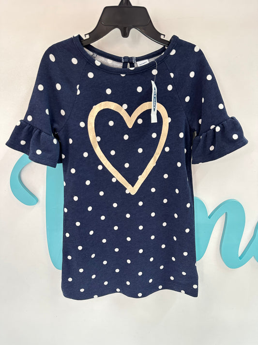 Vestido puntos corazón old navy niña