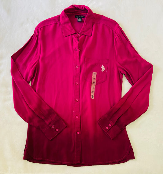 Camisa Polo Mujer rosado fucsia