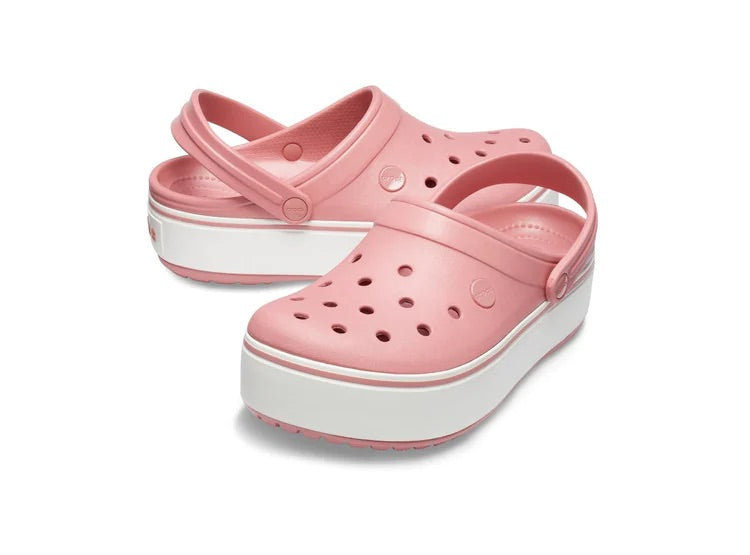 Crocs rosas 2025 con plataforma