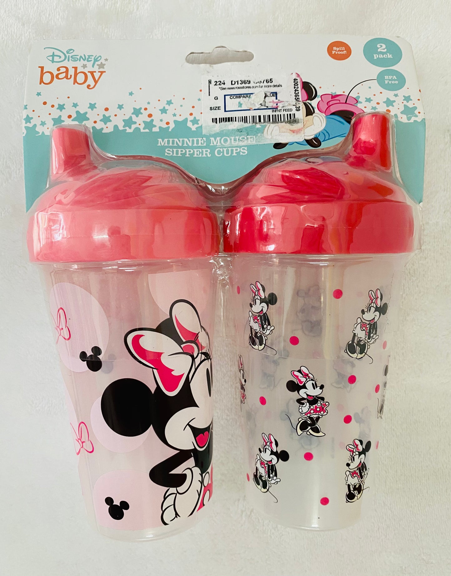 Set 2 Termos vasos Minnie disney