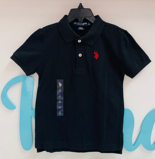 Camisa negra polo niño