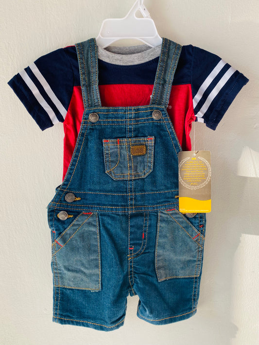 Set 2 piezas Overall camisa Lee bebe Niño