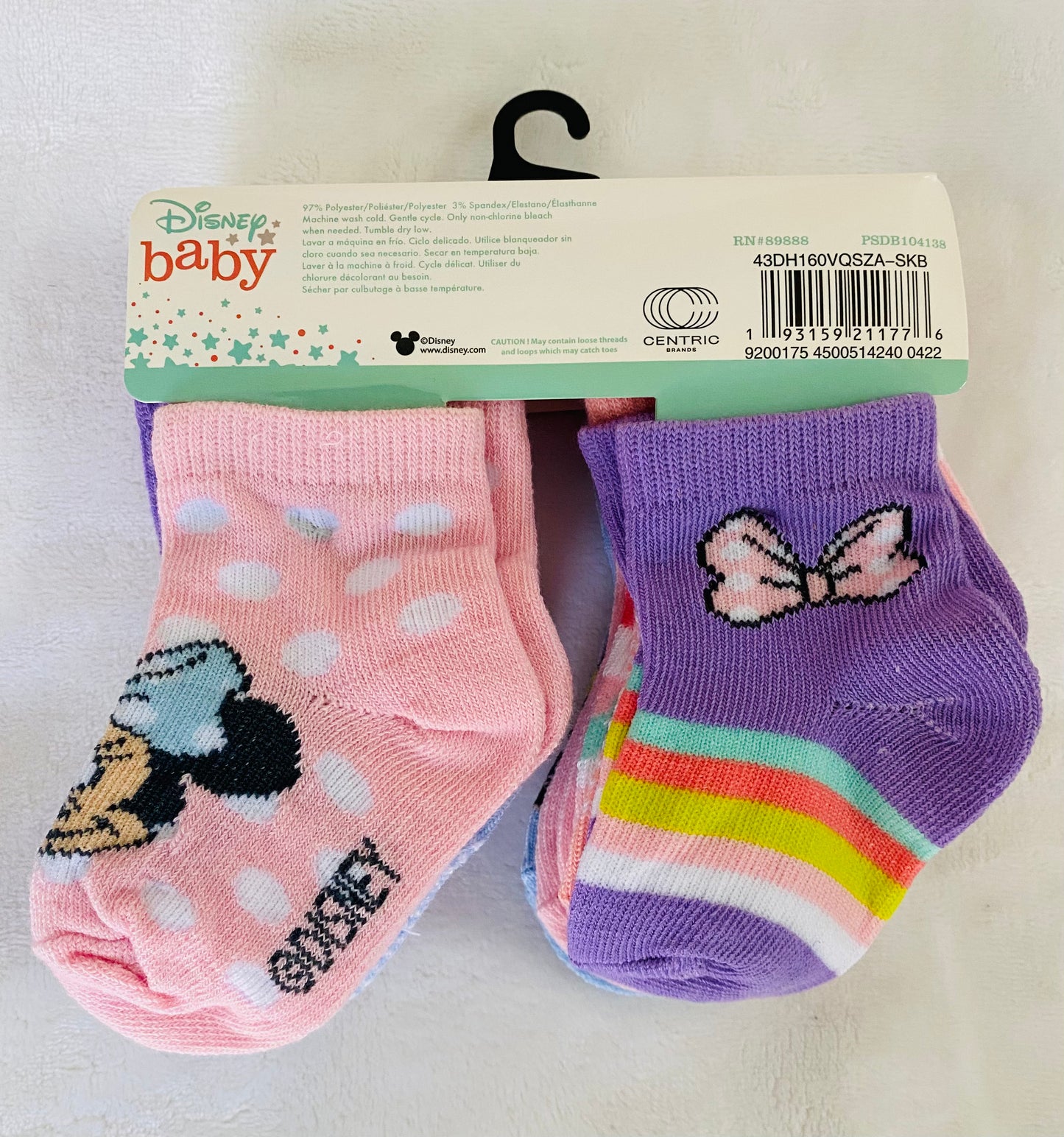 Set 10 pares minnie bebe niña Disney baby