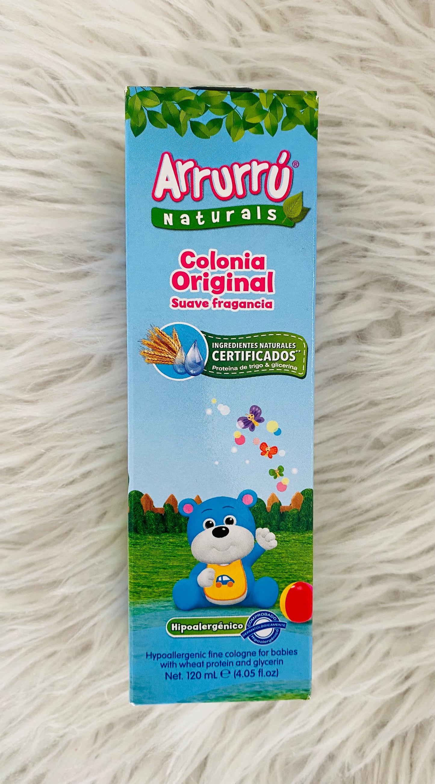 Colonia Para Bebé Original Azul Arruru 120 Ml