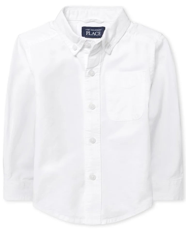 Camisa blanca formal Childrens place niño formal