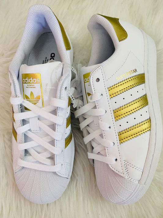 Tenis blancos adidas superstar niña mujer adulto