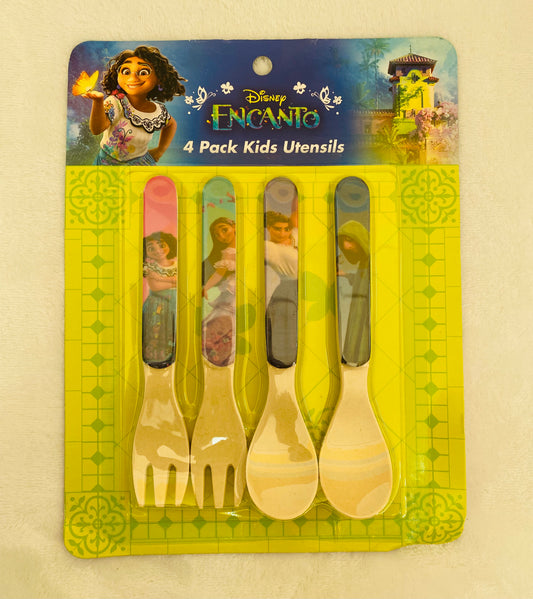 Set 4 cucharas y tenedor Disney encanto