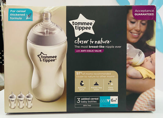 Biberon blanco tommee tippee 3 unidades