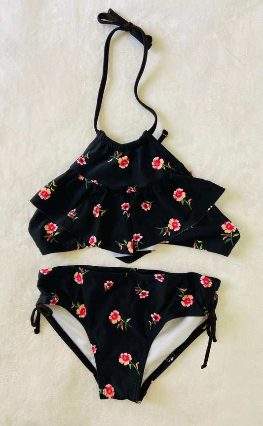 Traje de baño 2 piezas bebe niña negro